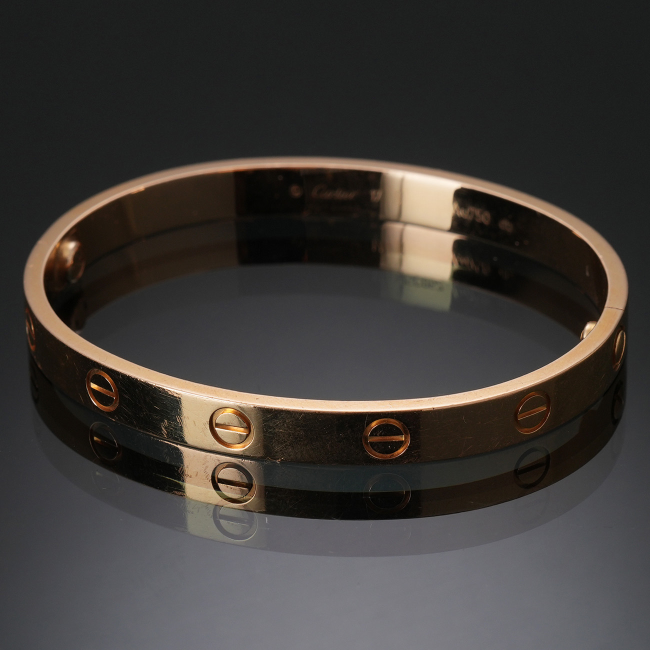 CARTIER(USED)까르띠에 러브 클래식 브레이슬릿 #17