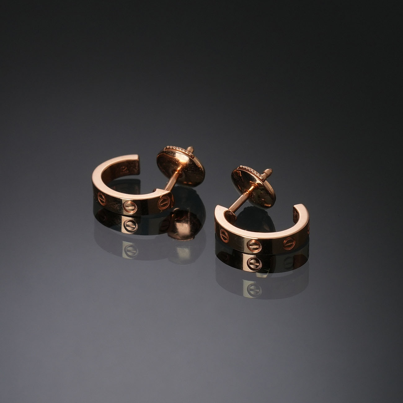 CARTIER(USED)까르띠에 러브 후프 이어링 스몰
