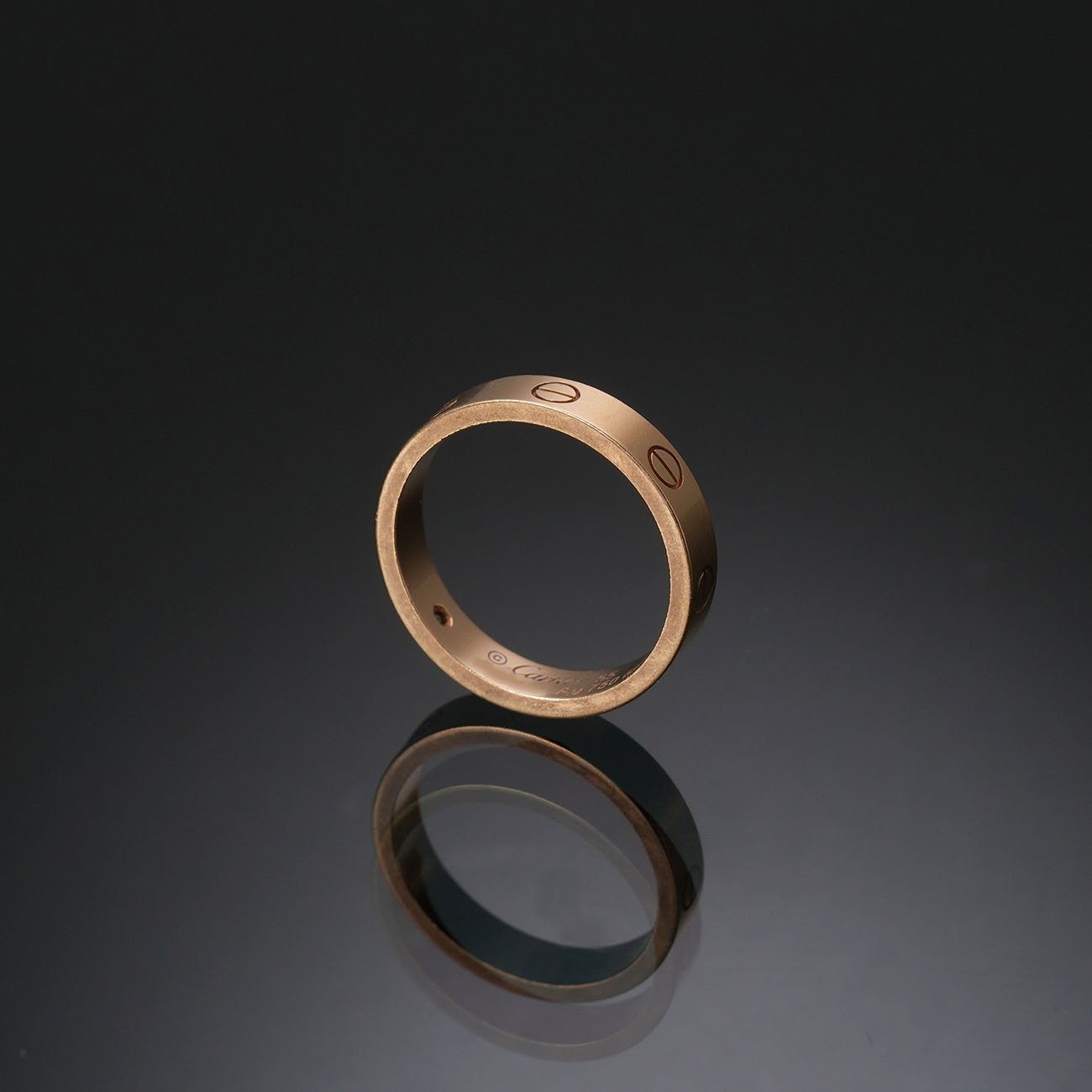 CARTIER(USED)까르띠에 다이아 1P 러브 웨딩 밴드 #55
