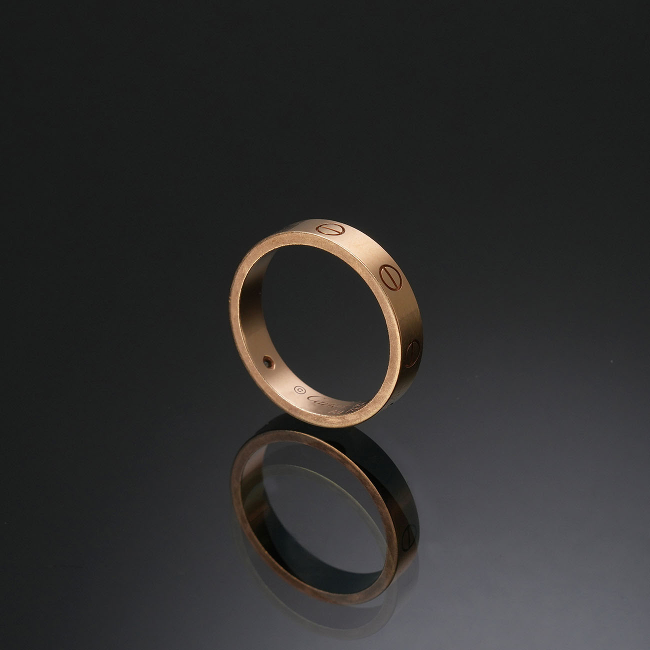 CARTIER(USED)까르띠에 다이아 1P 러브 웨딩 밴드 #55