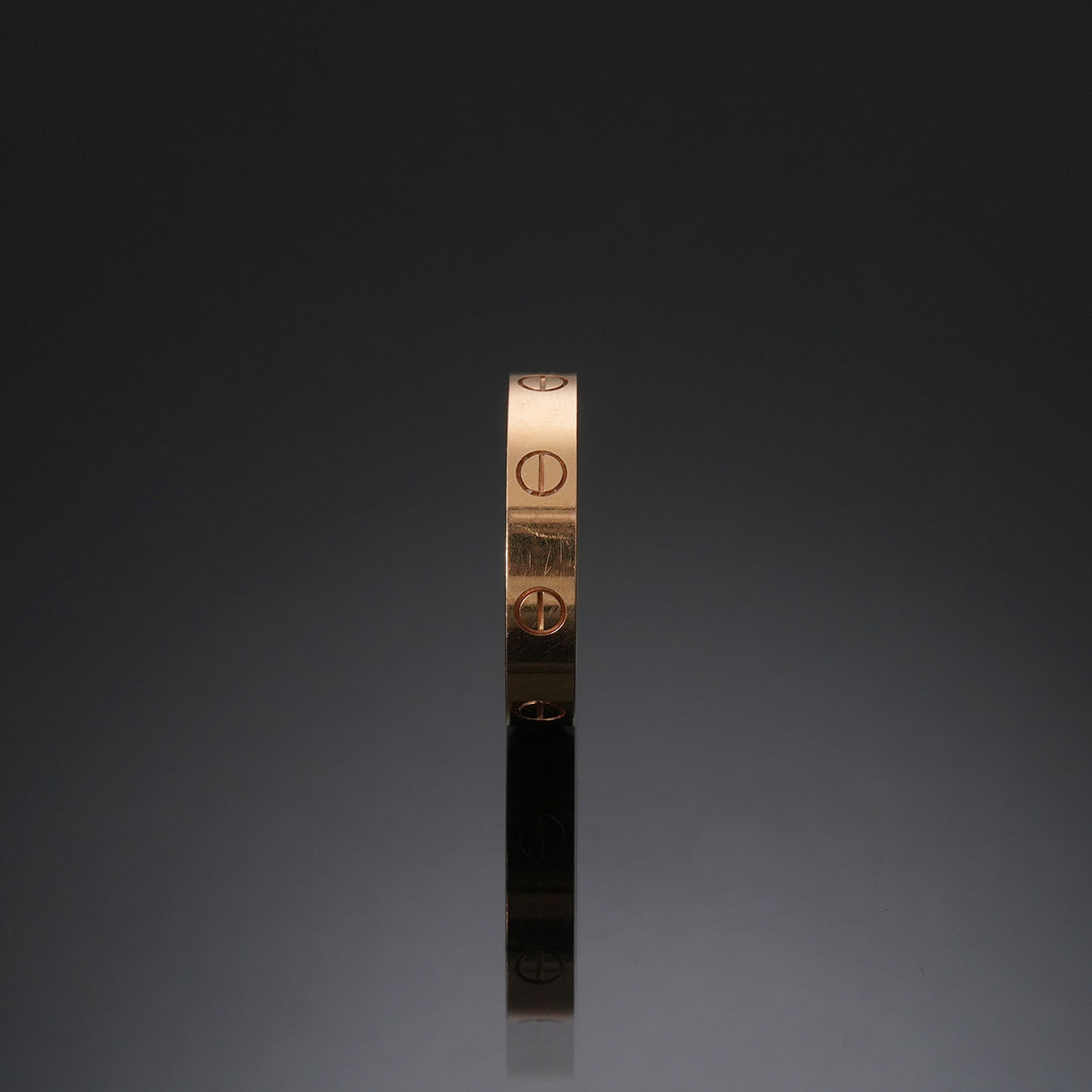 CARTIER(USED)까르띠에 다이아 1P 러브 웨딩 밴드 #55