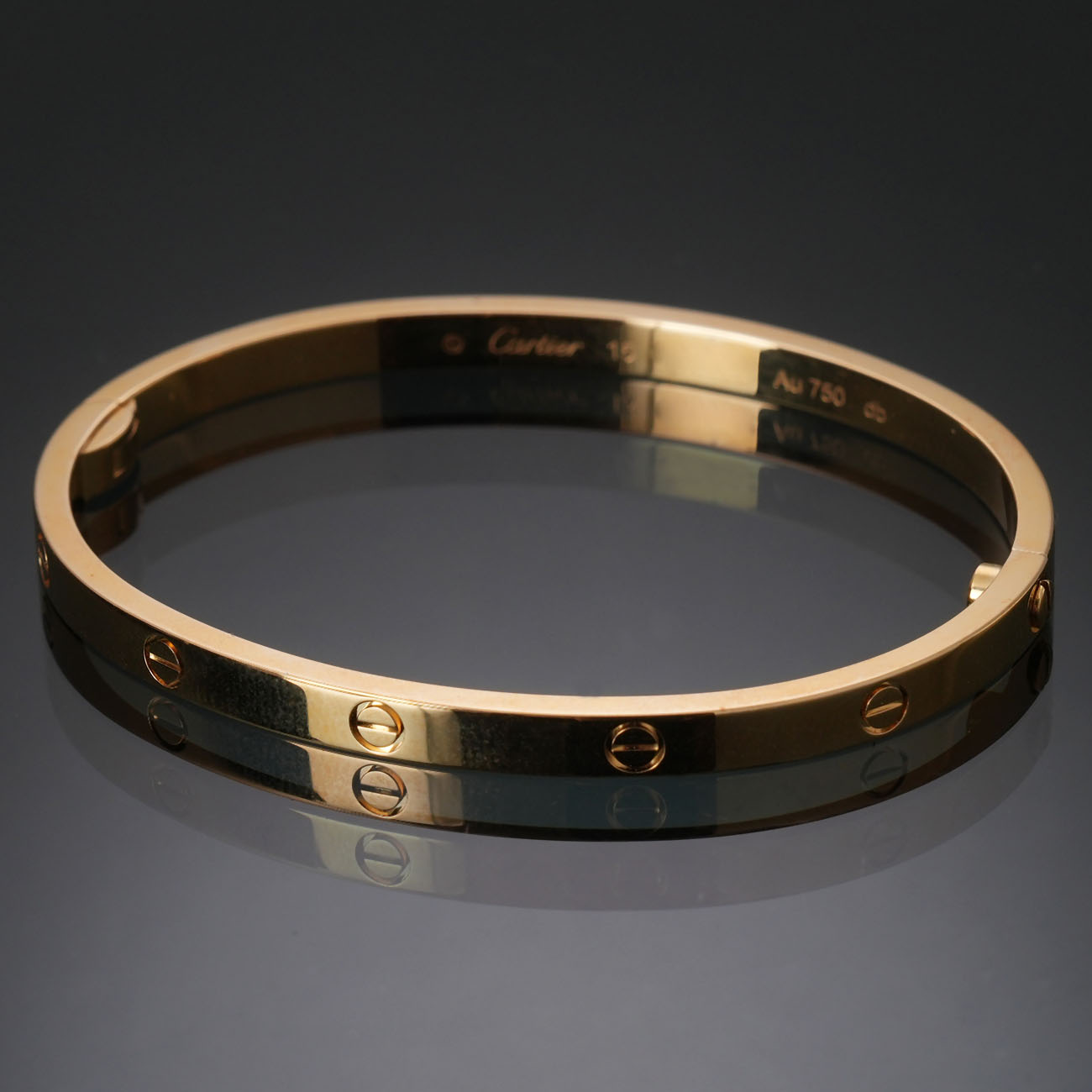 CARTIER(USED)까르띠에 러브 브레이슬릿 SM #15