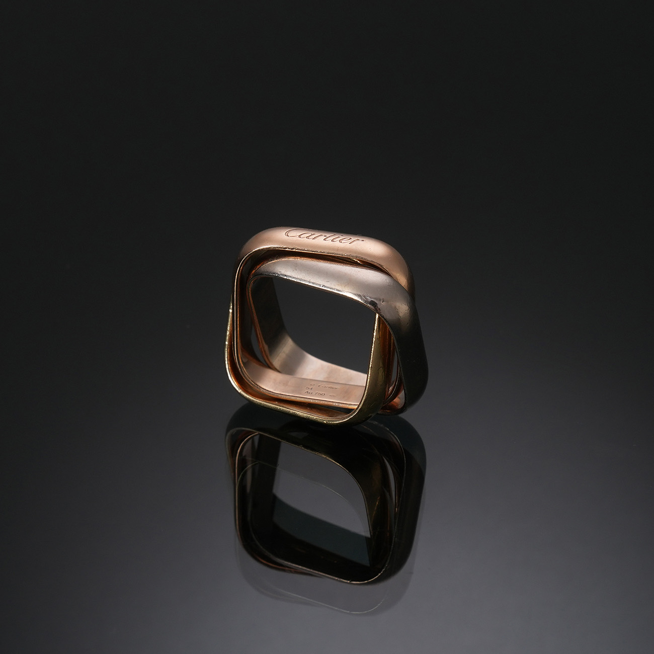 CARTIER(USED)까르띠에 트리니티 쿠션 라지 링 #54