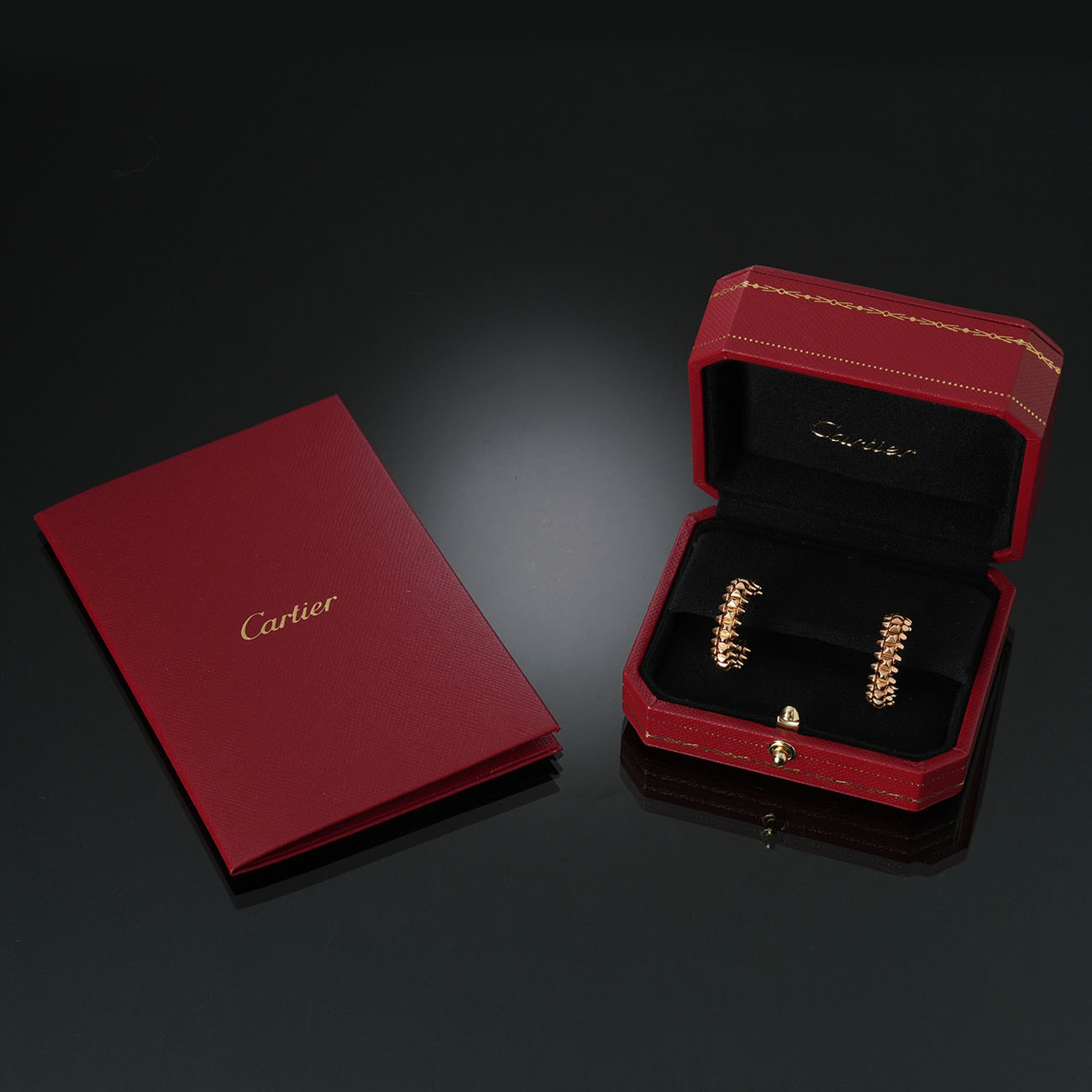 CARTIER(USED)까르띠에 클래쉬 후프 이어링 스몰