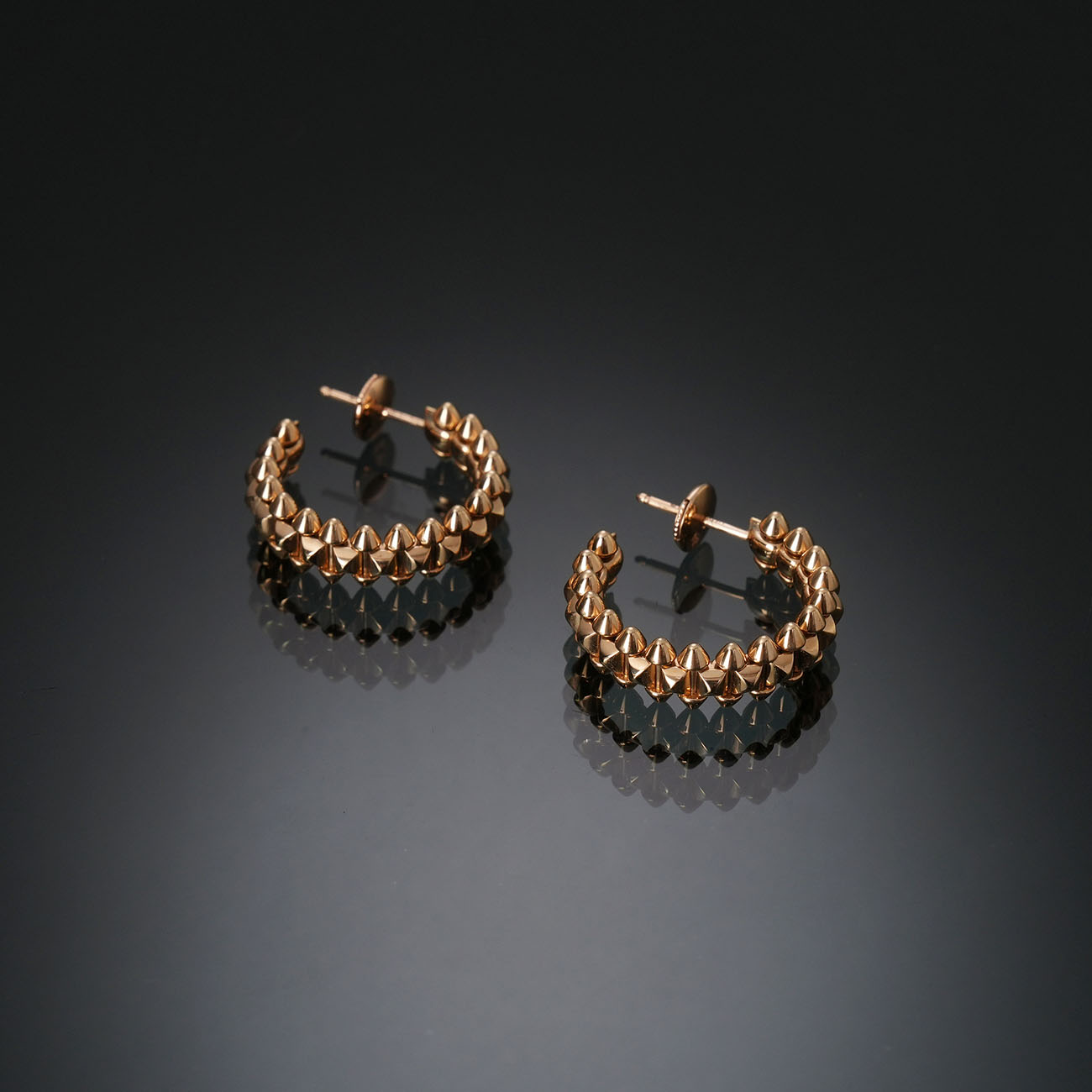 CARTIER(USED)까르띠에 클래쉬 후프 이어링 스몰