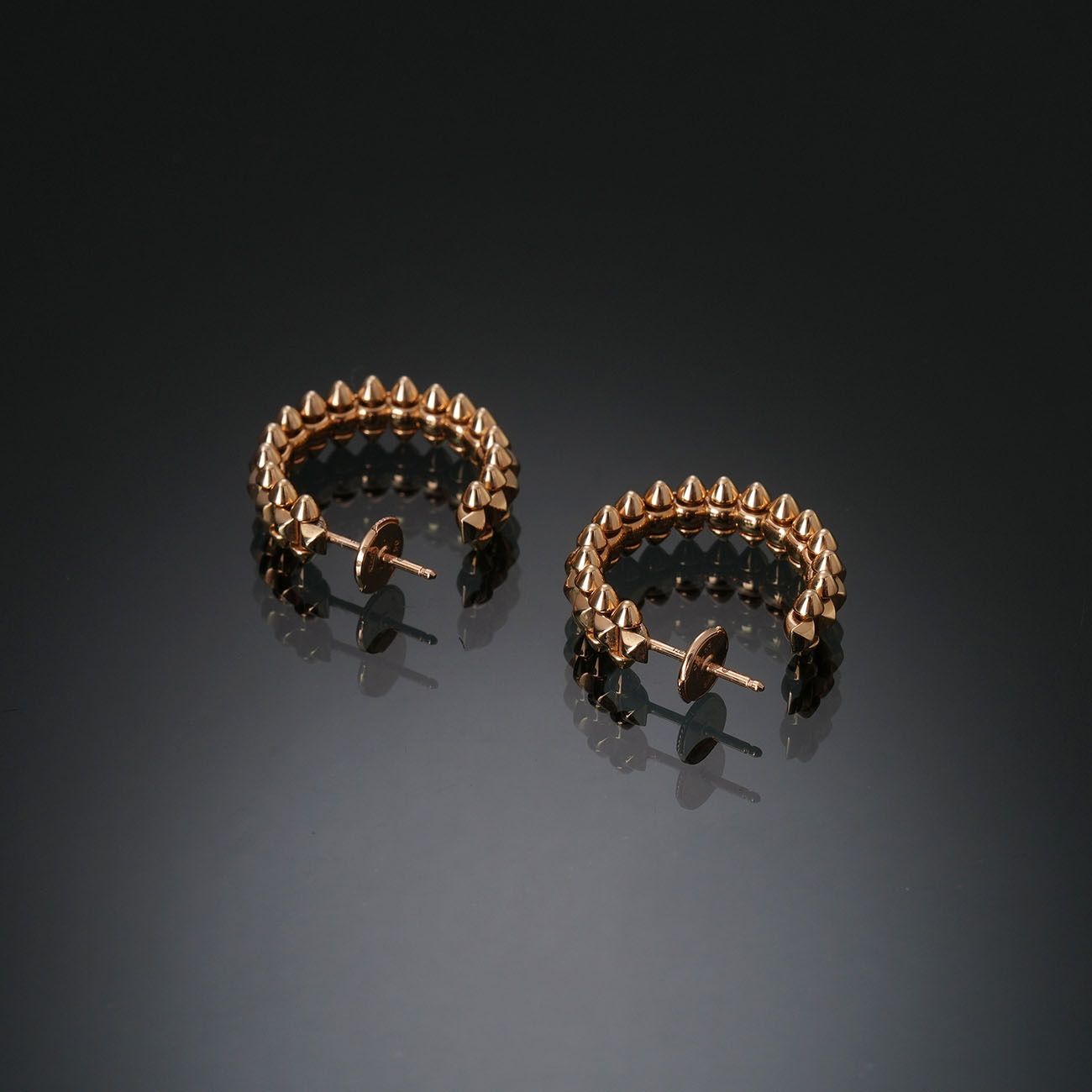 CARTIER(USED)까르띠에 클래쉬 후프 이어링 스몰
