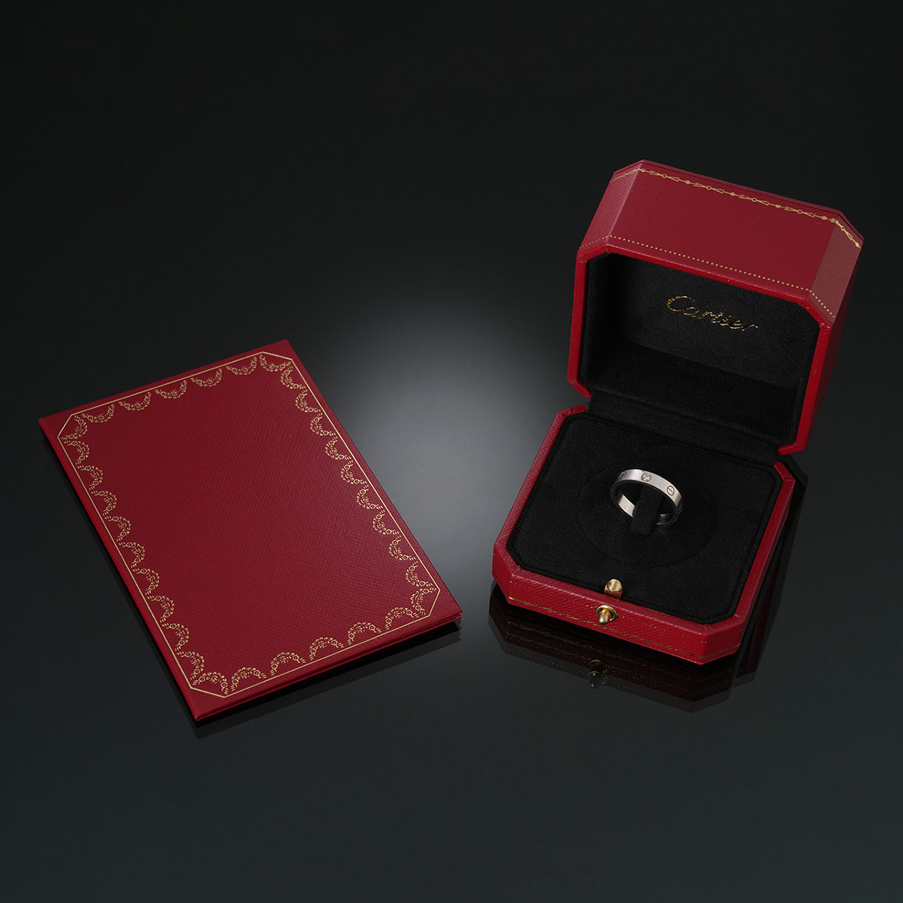 CARTIER(USED)까르띠에 1P 러브링 # 57