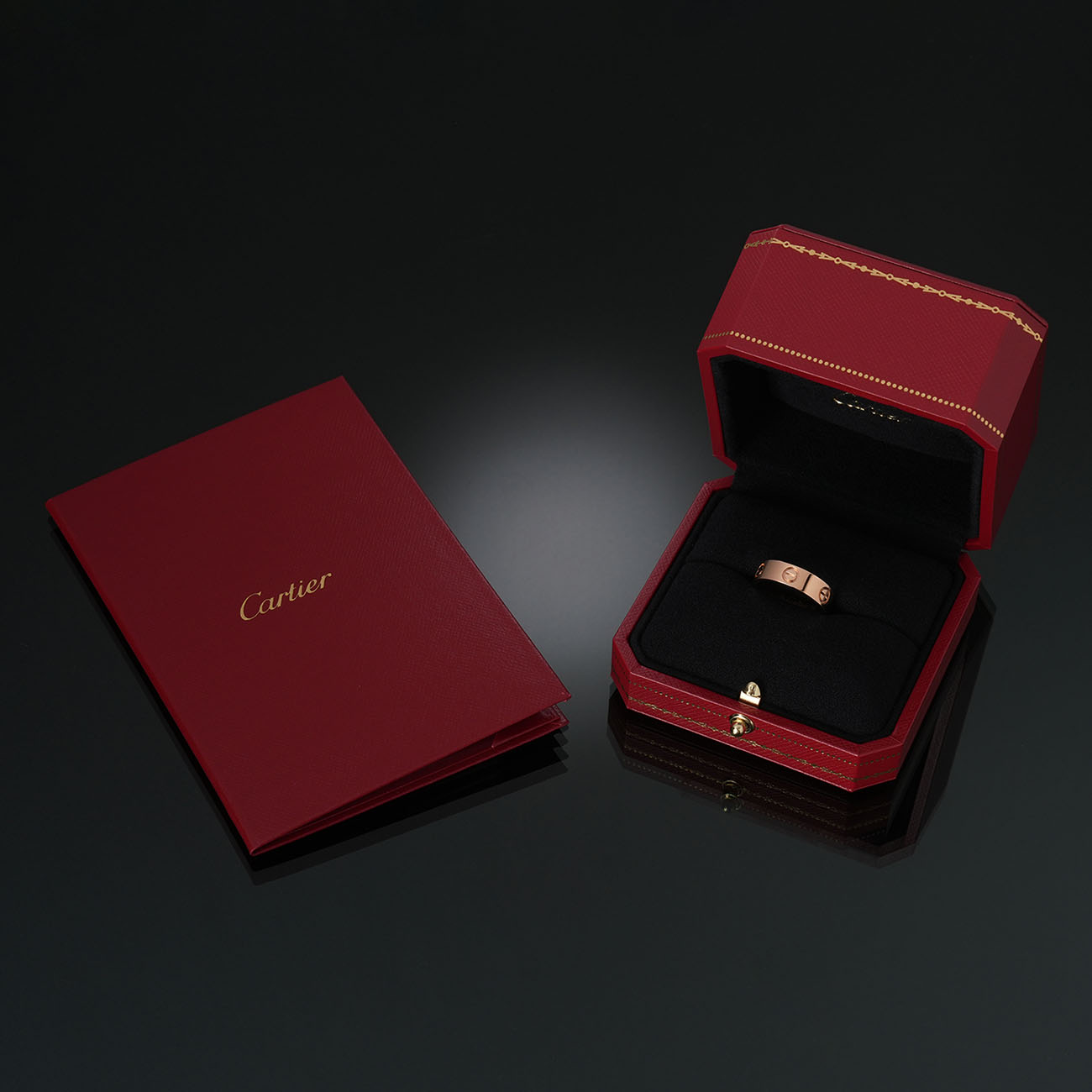 CARTIER(USED)까르띠에 러브 클래식 링 #54
