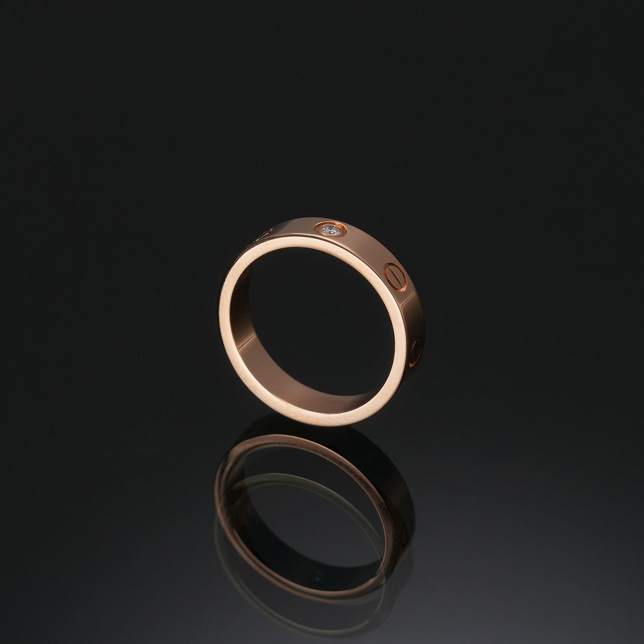 CARTIER(USED)까르띠에 1P 러브 스몰 링 #50