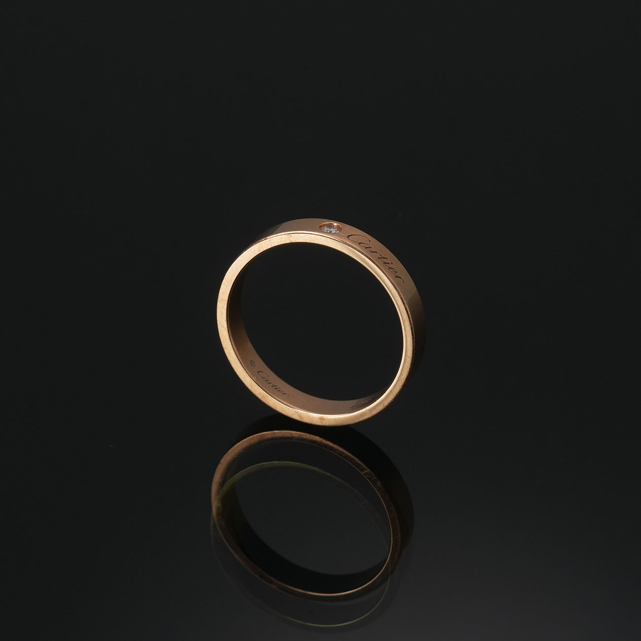 CARTIER(USED)까르띠에 C 드 까르띠에 웨딩 링 #64