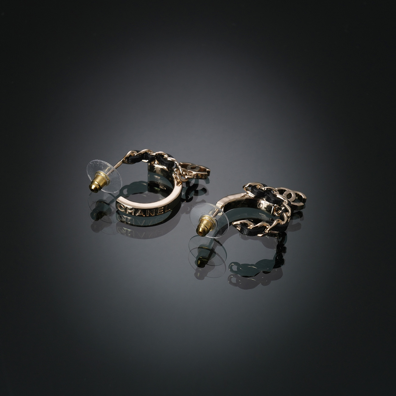 CHANEL(USED)샤넬 AB9109 CC로고 체인 이어링