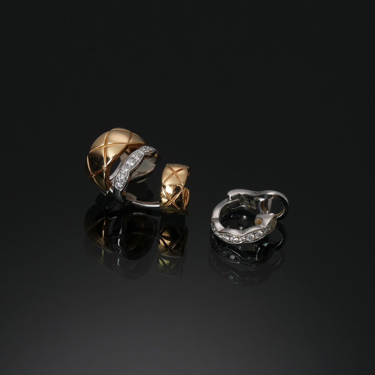 CHANEL(USED)샤넬 코코 크러쉬 다이아 이어링 J11191