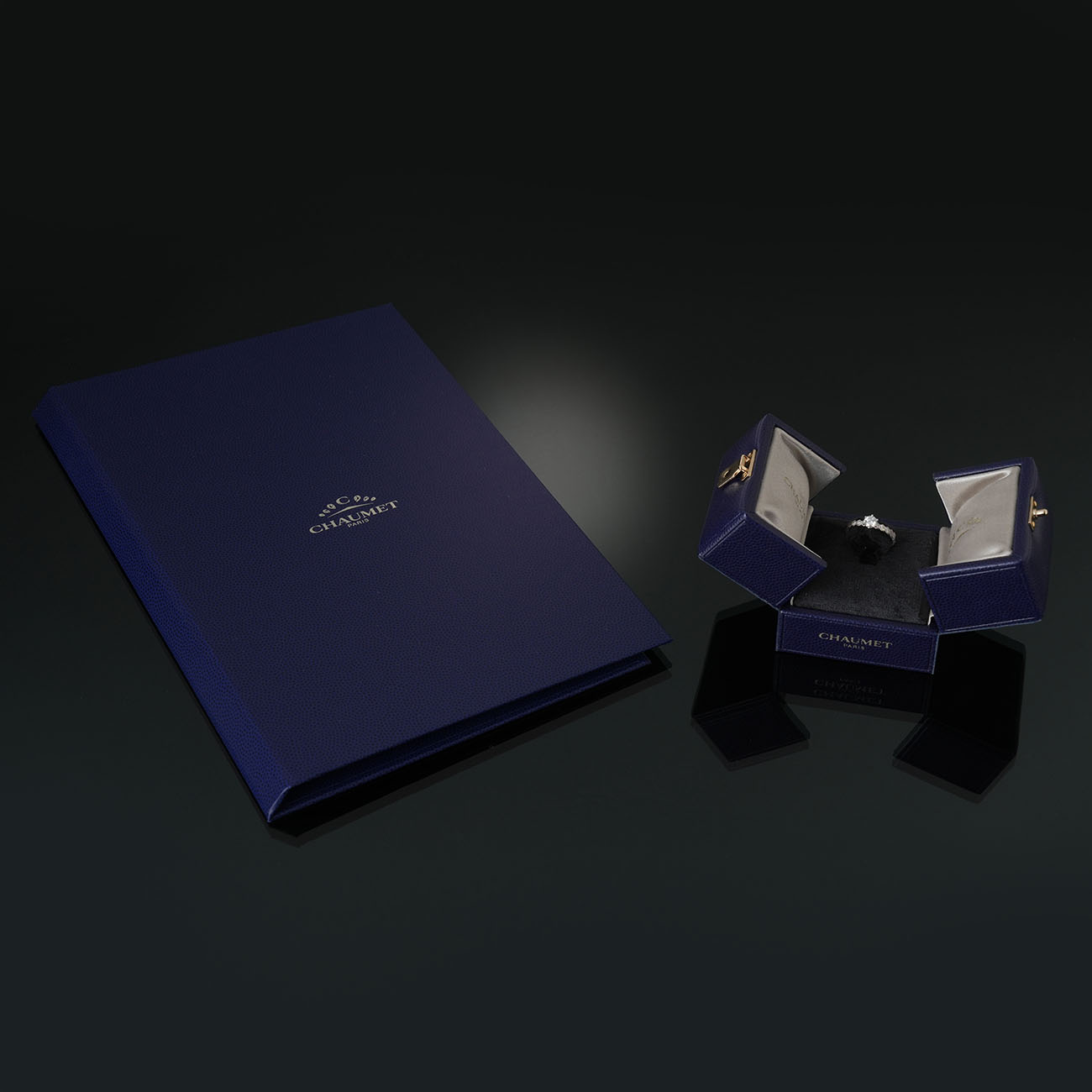 CHAUMET(USED)쇼메 비 마이 러브 솔리테어 다이아링 #48