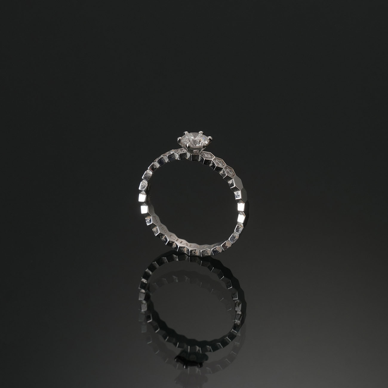 CHAUMET(USED)쇼메 비 마이 러브 솔리테어 다이아링 #48