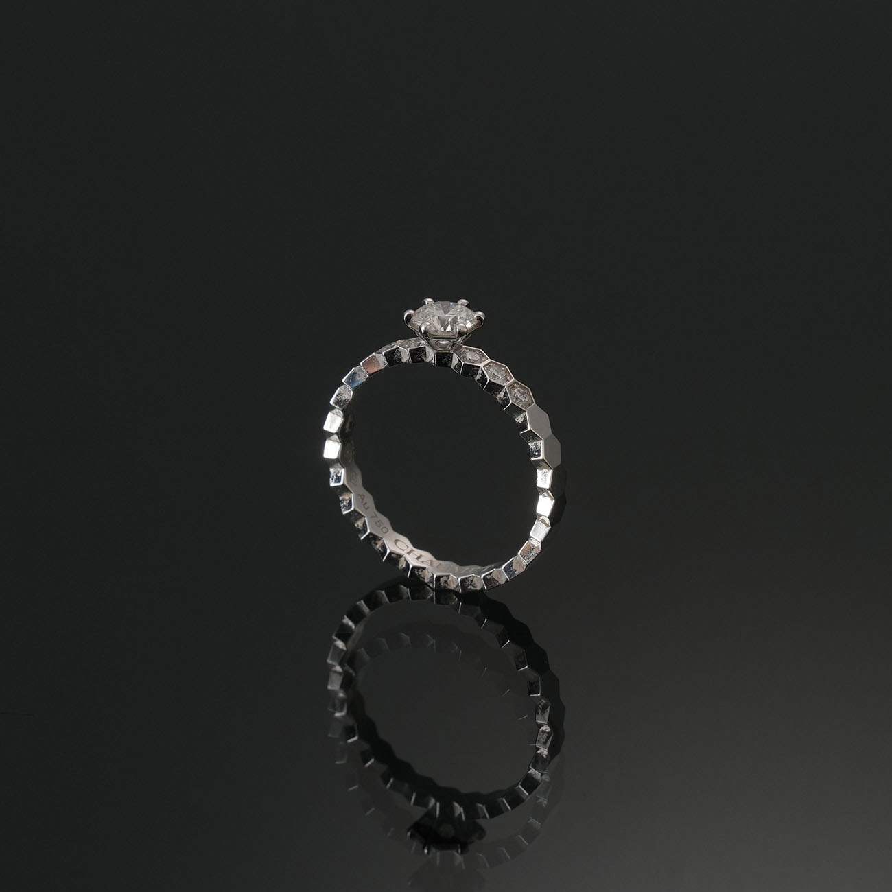 CHAUMET(USED)쇼메 비 마이 러브 솔리테어 다이아링 #48