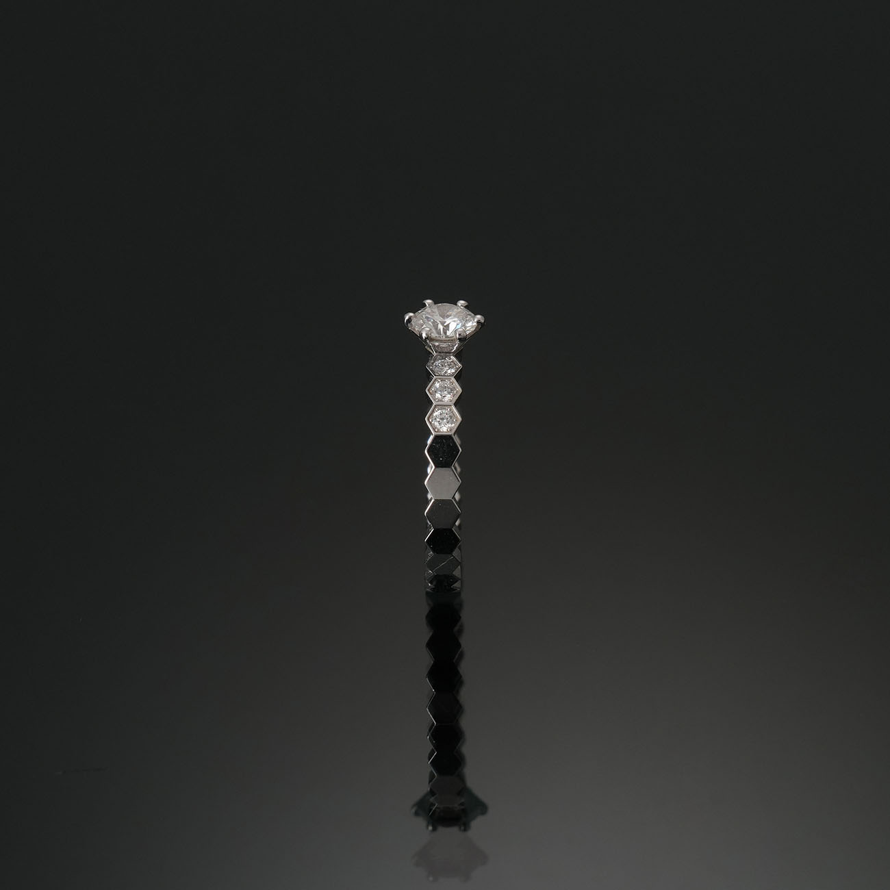 CHAUMET(USED)쇼메 비 마이 러브 솔리테어 다이아링 #48