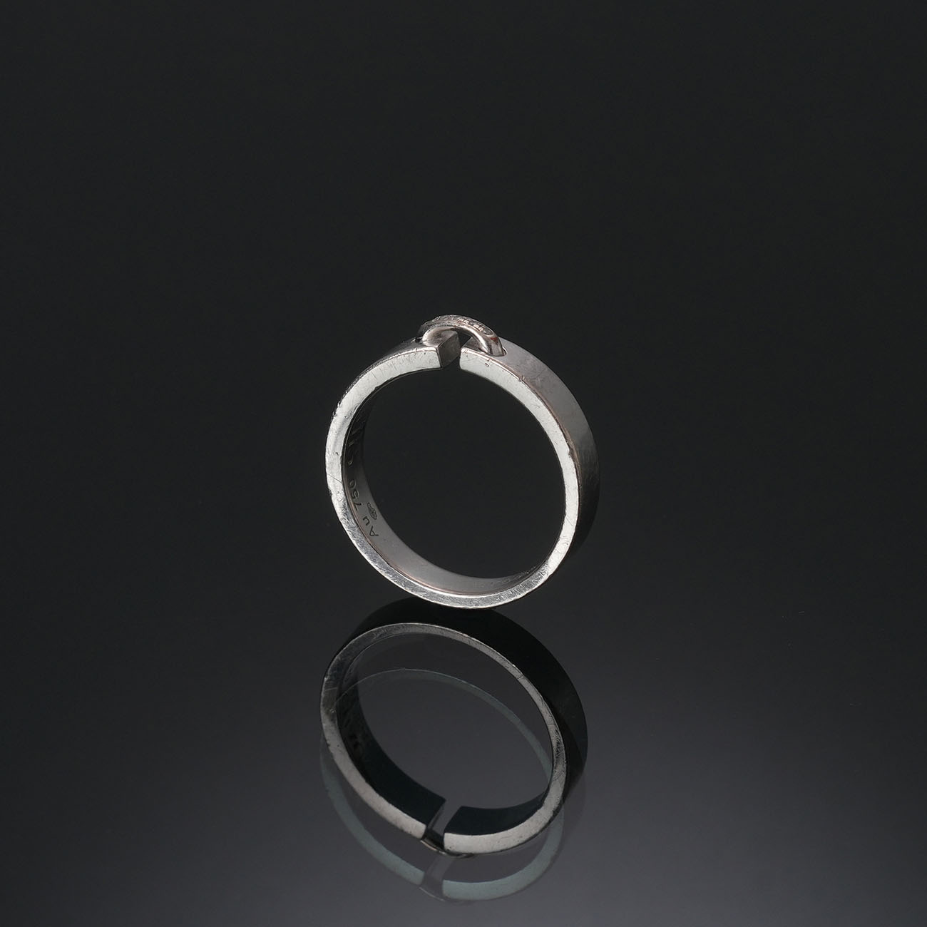 CHAUMET(USED)쇼메 리앙 에비당스 다이아 웨딩밴드 #52