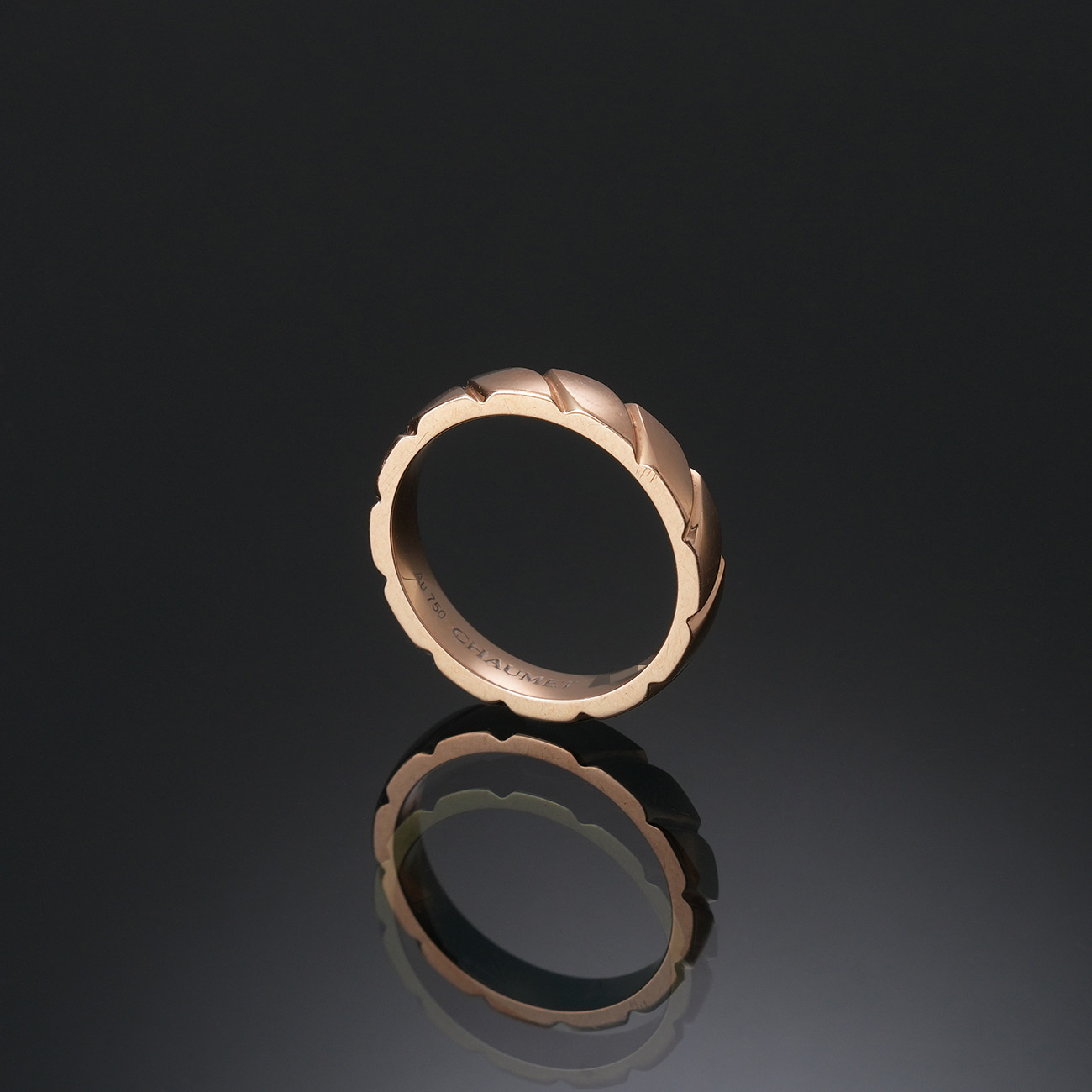 CHAUMET(USED)쇼메 토르사드 링 8p 2.5mm