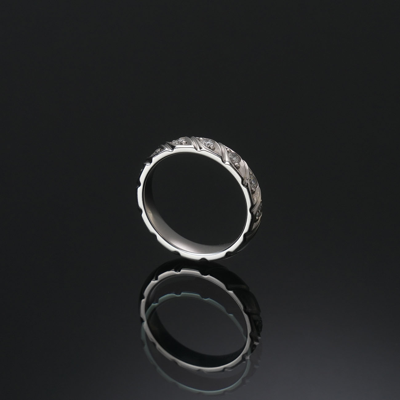 CHAUMET(USED)쇼메 토르사드 다이아 웨딩밴드 #49