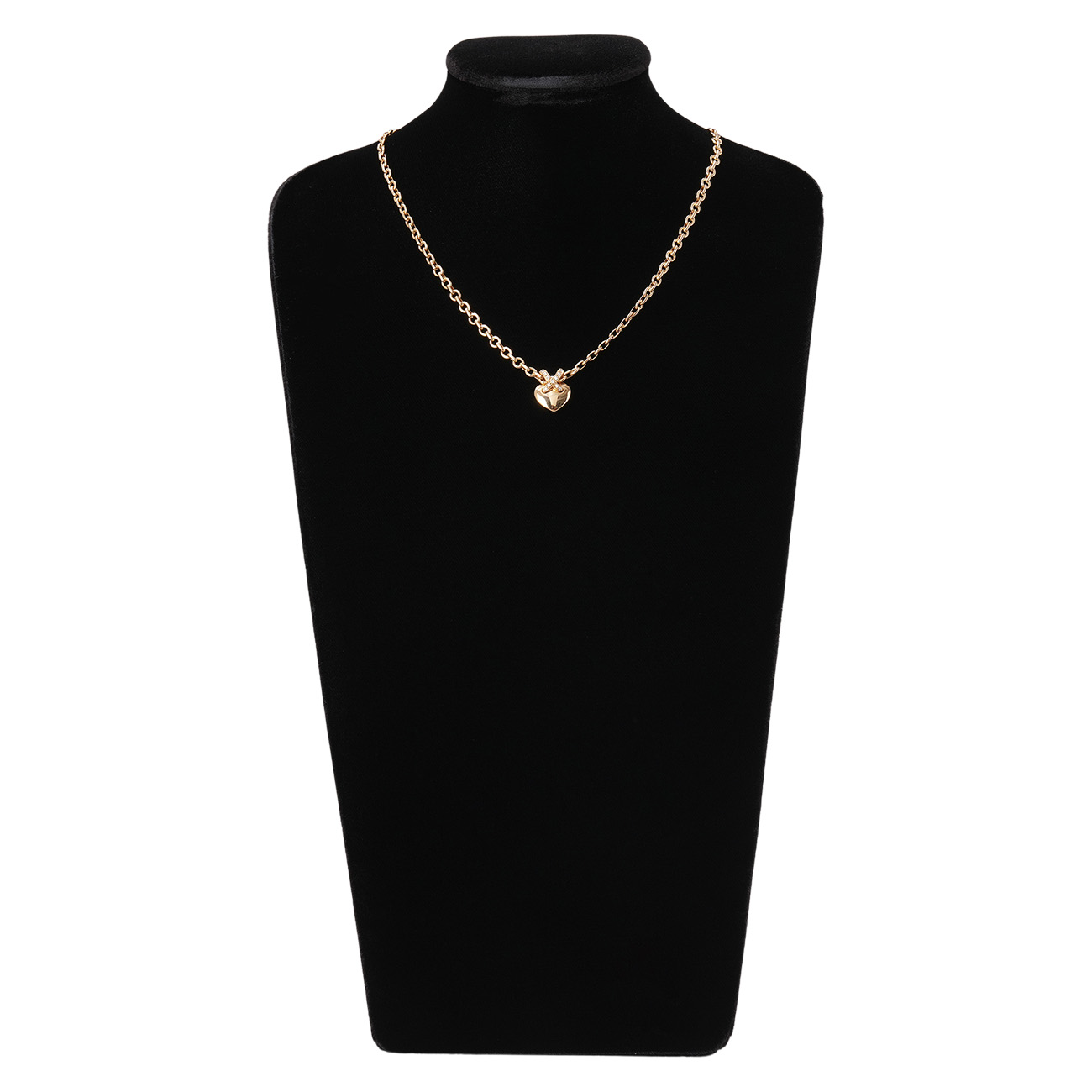 CHAUMET(USED)쇼메 하트 주 드 리앙 체인 네크리스