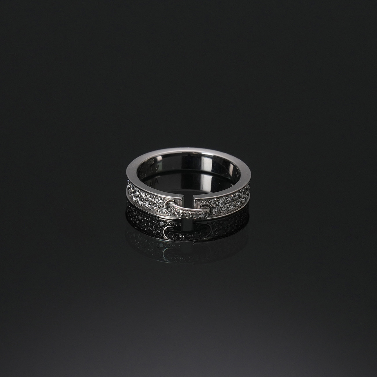 CHAUMET(USED)쇼메 리앙 에비당스 4mm 하프 파베링#47