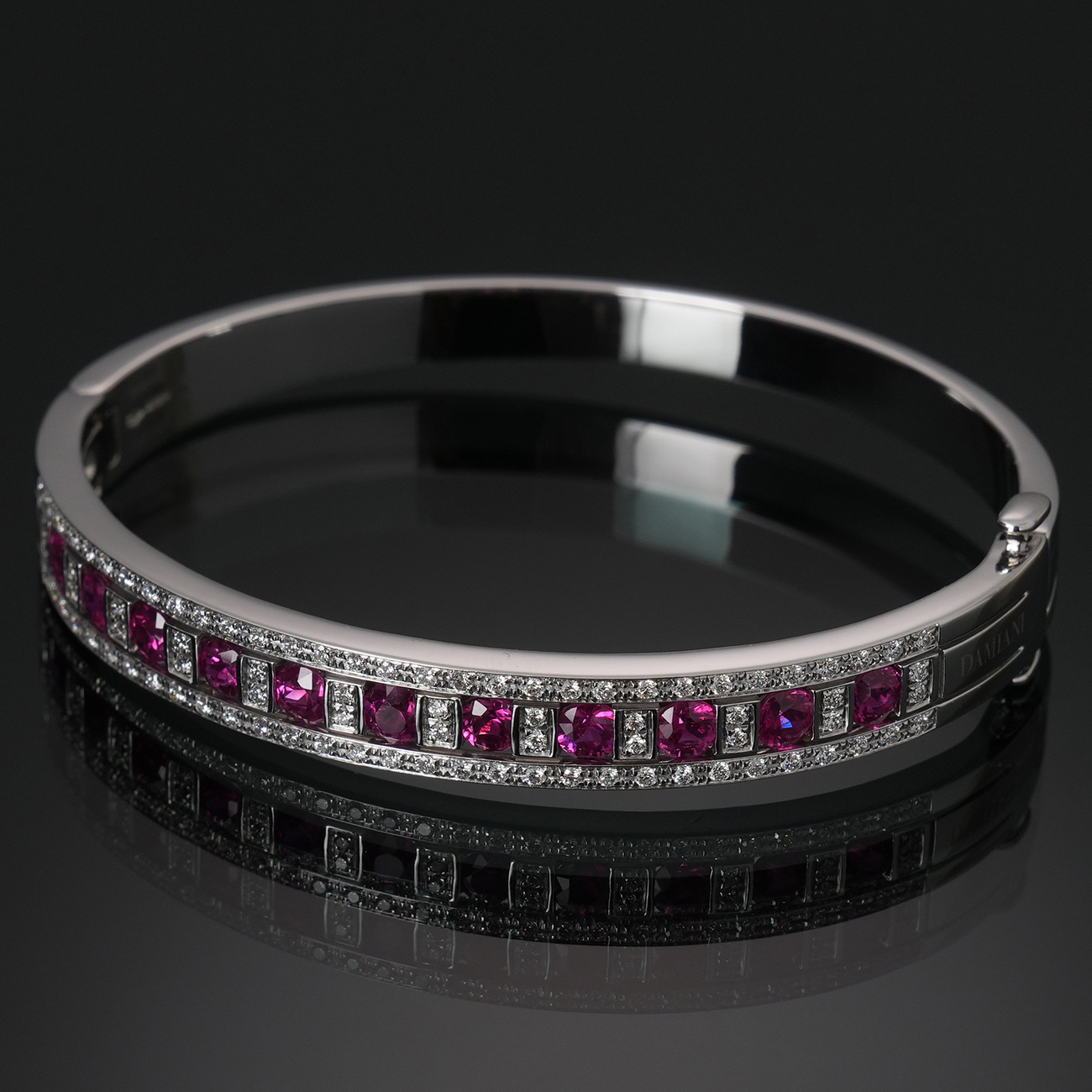 DAMIANI(USED)다미아니 벨에포크 릴 루비 브레이슬릿 6mm #S