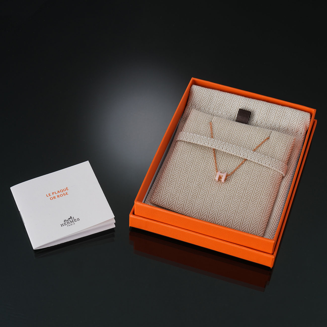 HERMES(NEW)에르메스 미니 팝아슈 네크리스 로즈드라지 (새상품) NEW PRODUCT