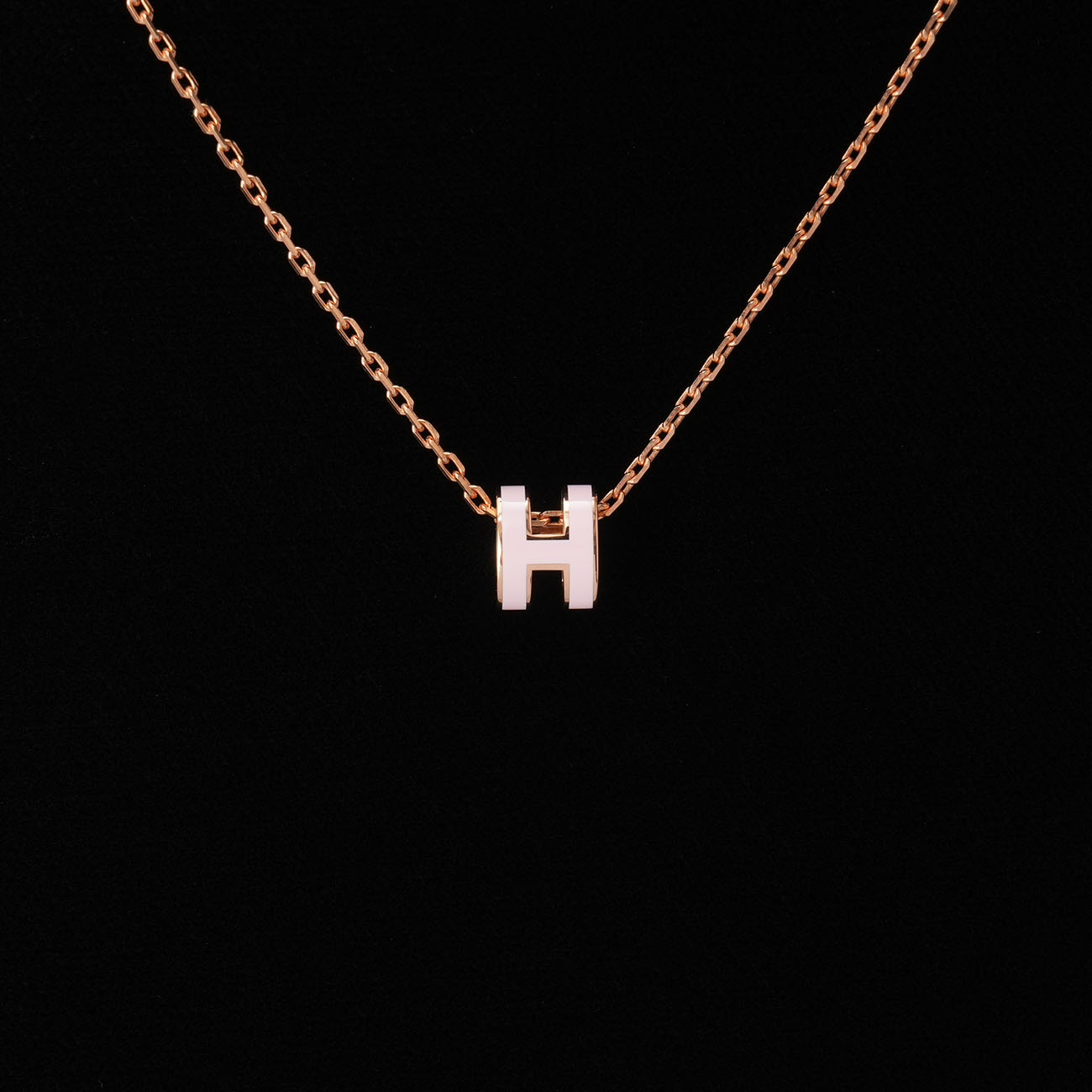 HERMES(NEW)에르메스 미니 팝아슈 네크리스 로즈드라지 (새상품) NEW PRODUCT