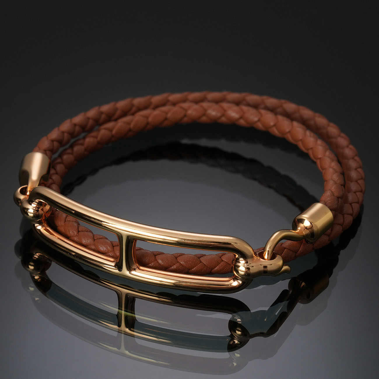 HERMES(USED)에르메스 롤리스 더블 투어 브레이슬릿