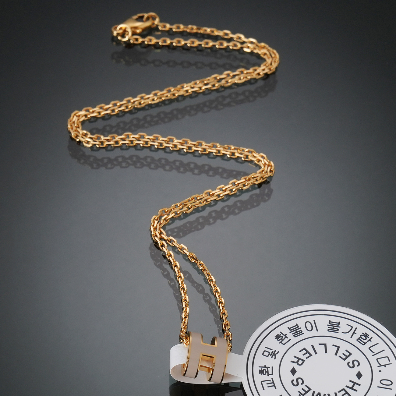 HERMES(NEW)에르메스 미니 팝아슈 네크리스 마론글라세 (새상품) NEW PRODUCT