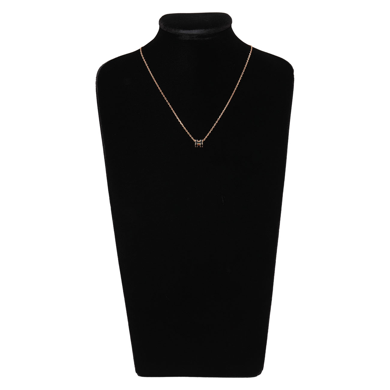 HERMES(USED)에르메스 팝아슈 미니 네크리스 느와