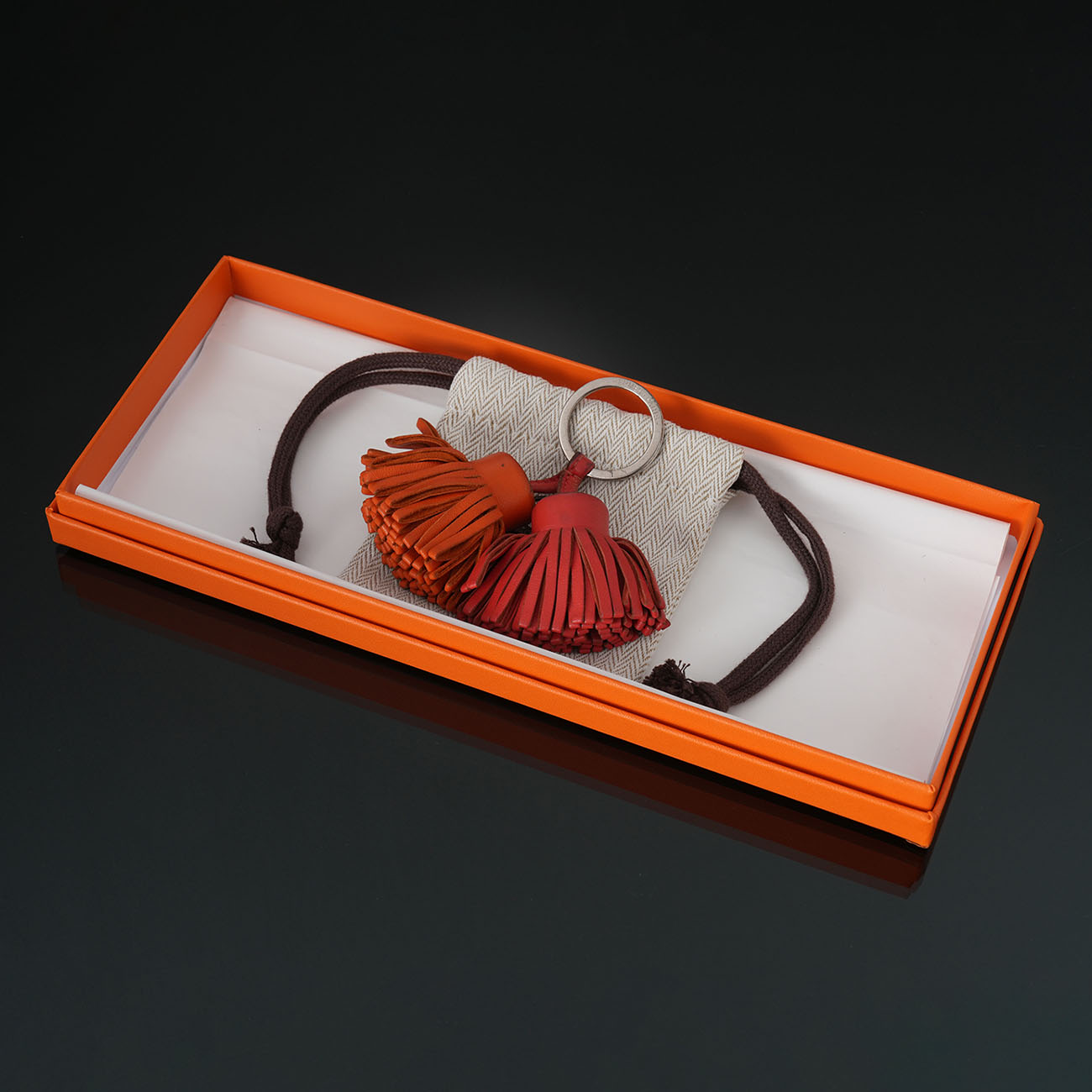 HERMES(USED)에르메스 카르멘 듀오 키링