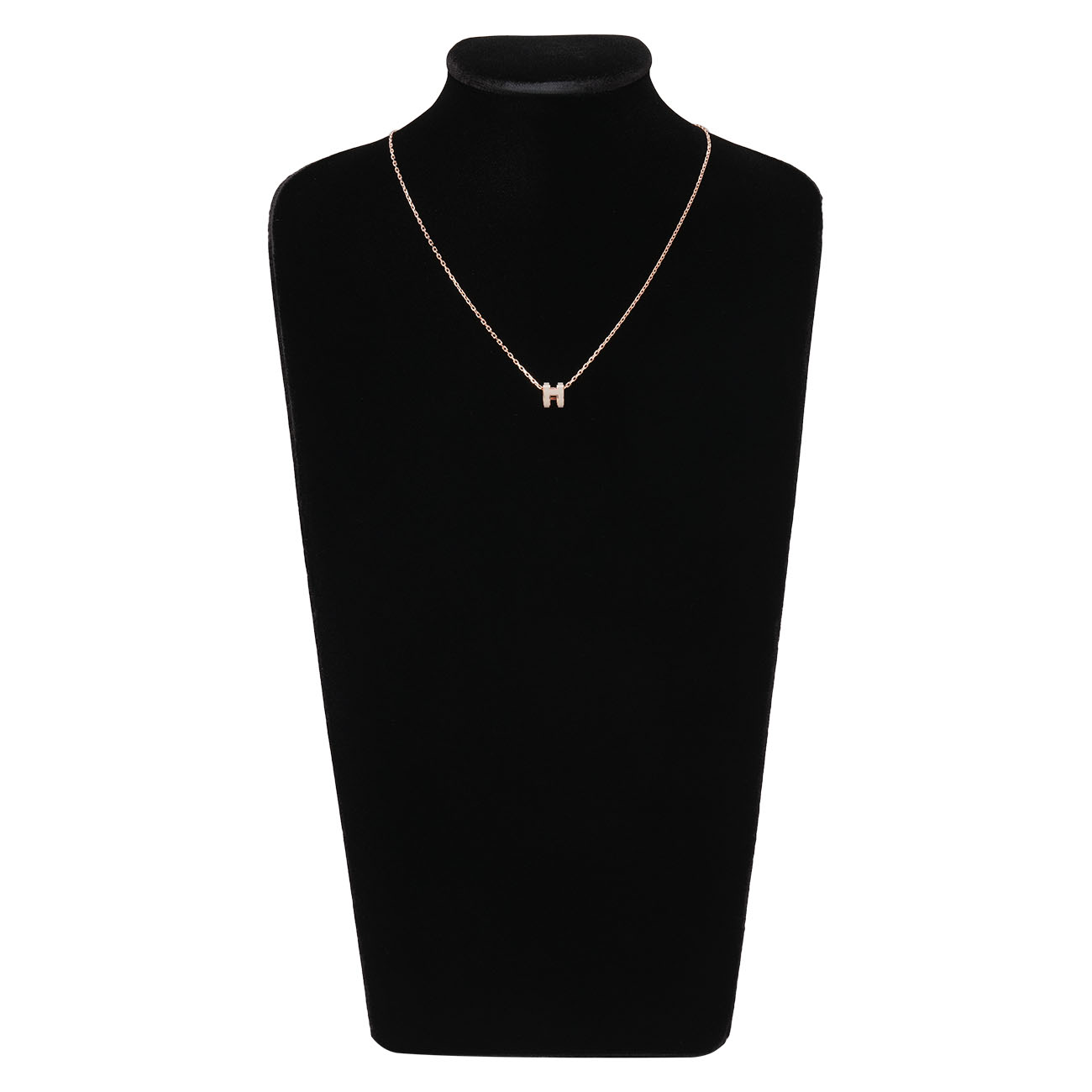 HERMES(NEW)에르메스 미니 팝아슈 네크리스 마론글라세 로즈골드 (새상품) NEW PRODUCT