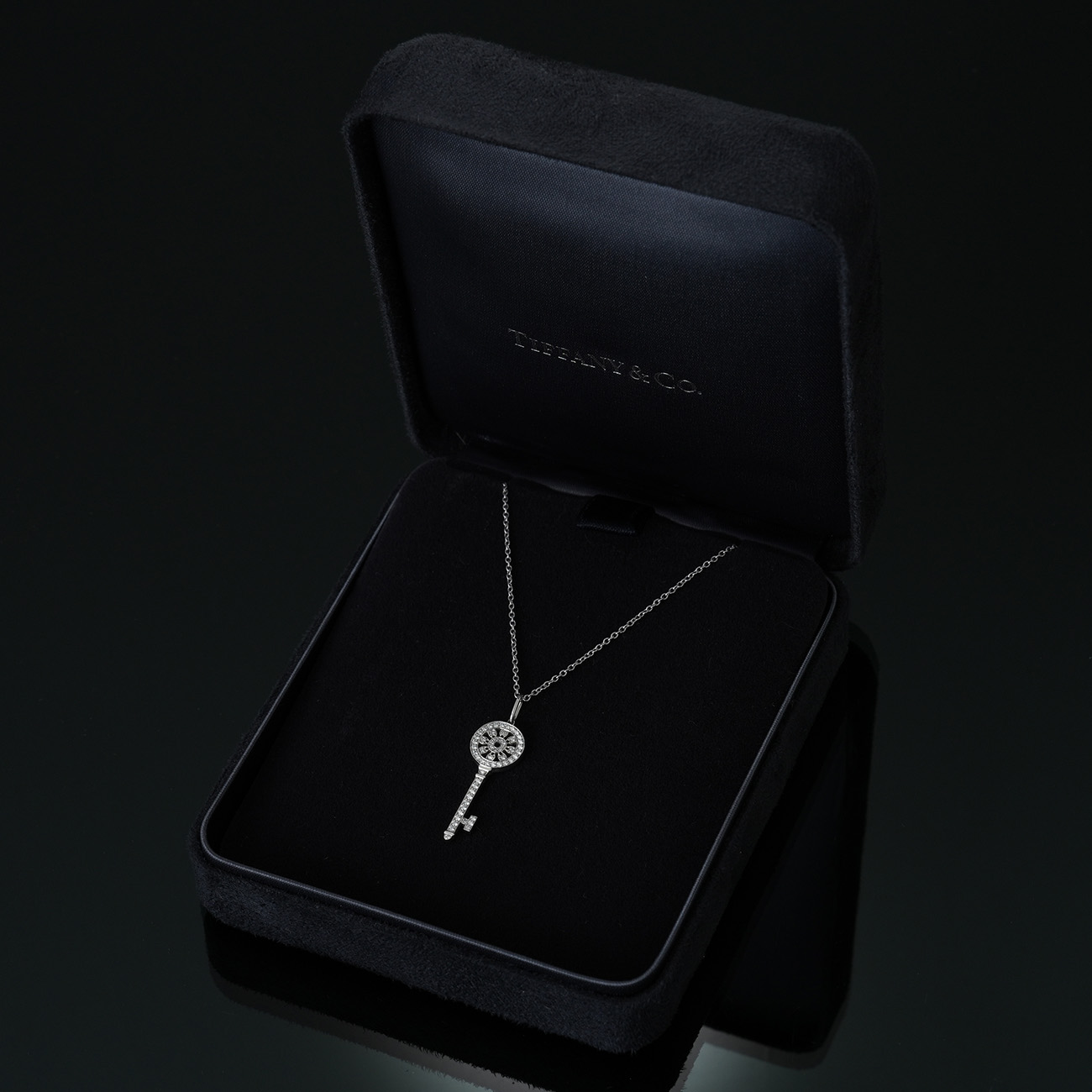 TIFFANY(USED)티파니 키 페탈 키 펜던트 네크리스