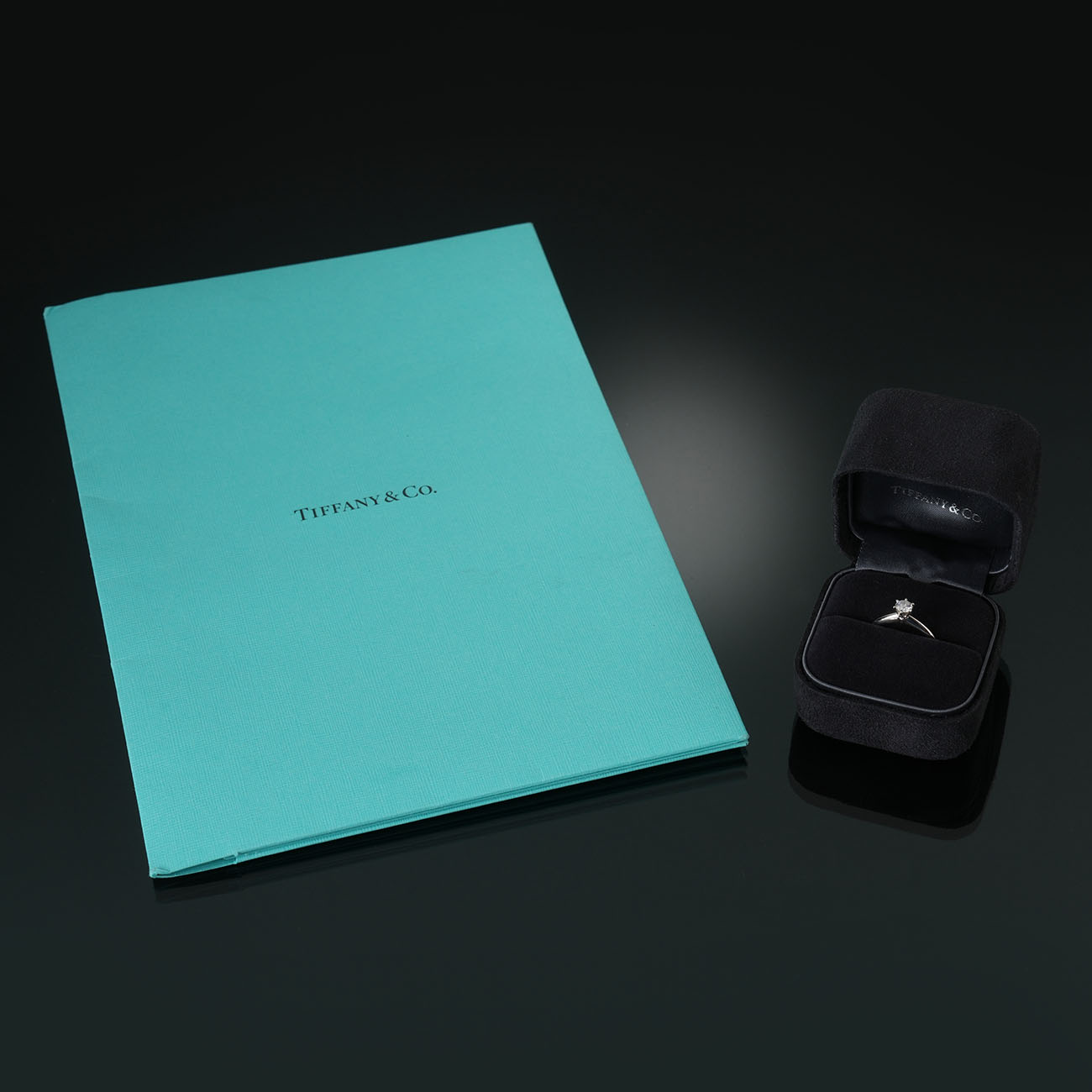 TIFFANY(USED)티파니 솔리테어 0.33CT 다이아링#50