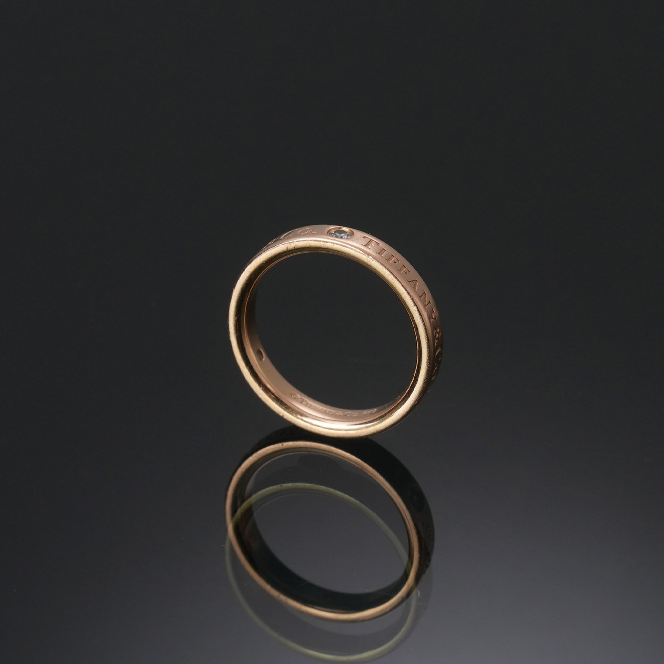 TIFFANY & CO.(USED)티파니앤코 3p 다이아링 #46.5