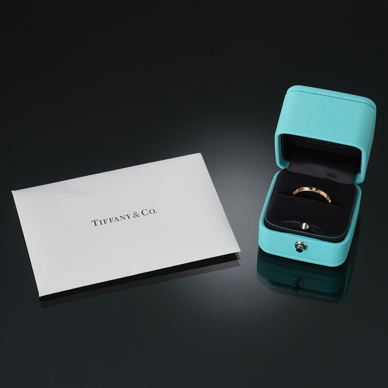 TIFFANY & CO.(USED)티파니 6P 트루 웨딩밴드링#53