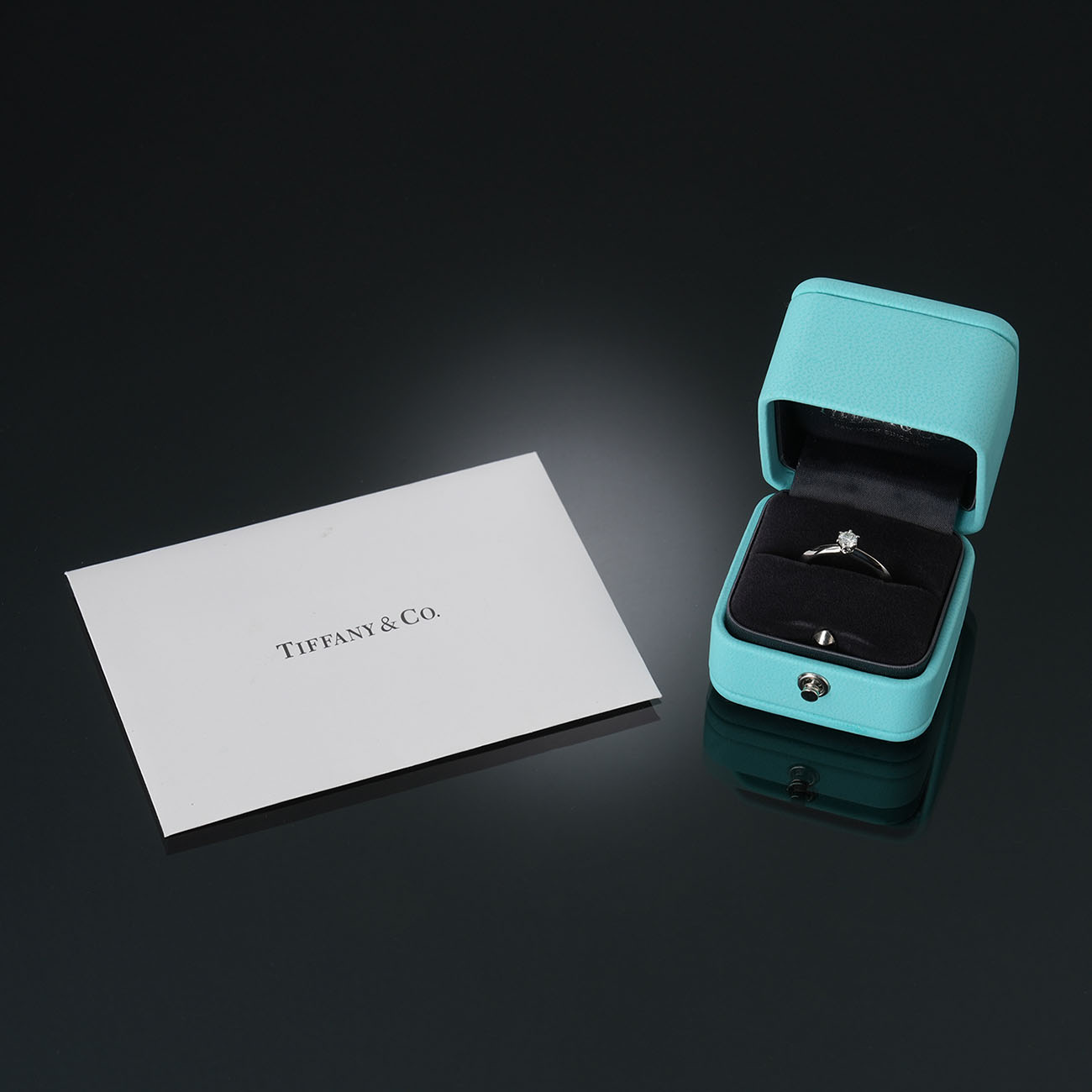 TIFFANY & CO.(USED)티파니앤코 다이아 0.21CT 링#11.5