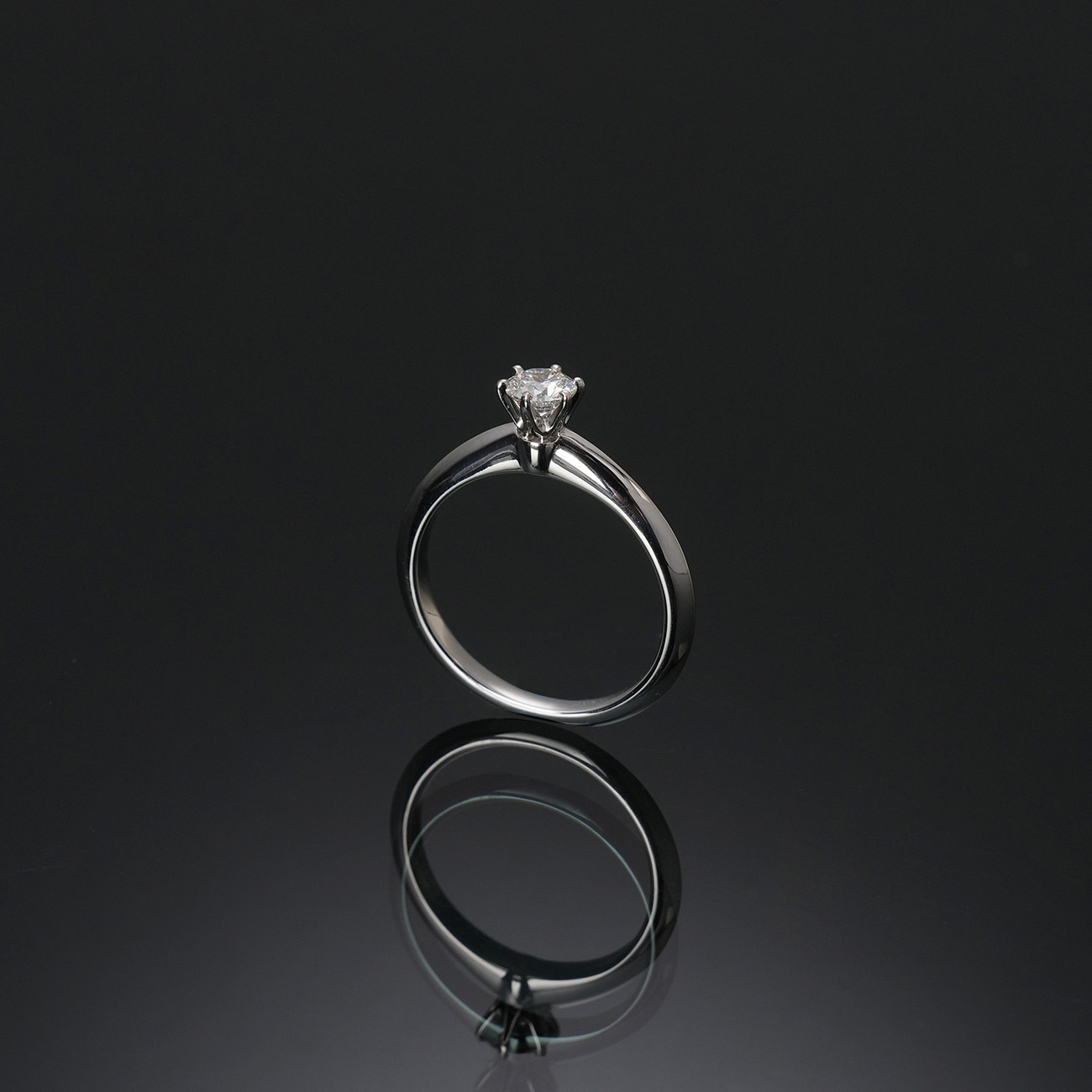 TIFFANY & CO.(USED)티파니 0.29ct 다이아 플래티넘 웨딩밴드 #49