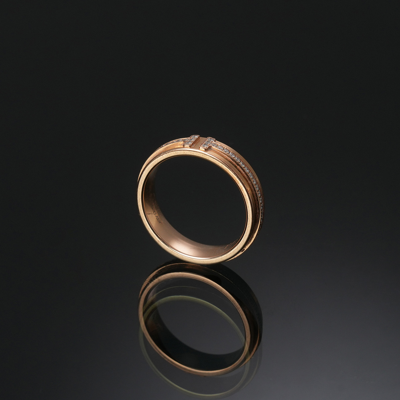 TIFFANY & CO.(USED)티파니앤코 다이아 T 네로우 링 #5