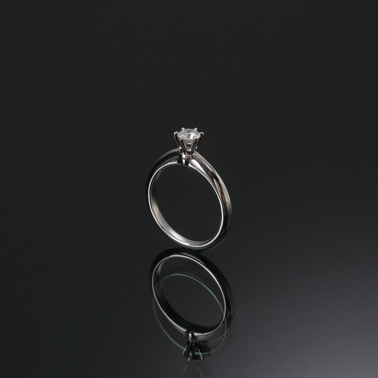 TIFFANY & CO.(USED)티파니앤코 0.23ct 플래티늄 웨딩 링 #45