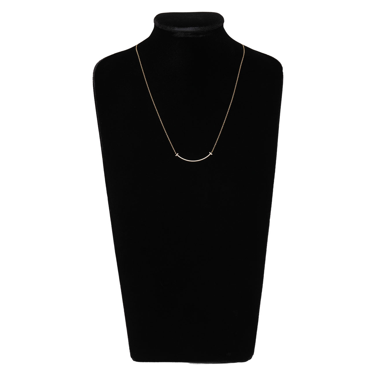 TIFFANY & CO.(USED)티파니앤코 다이아 T 스마일 스몰 네크리스