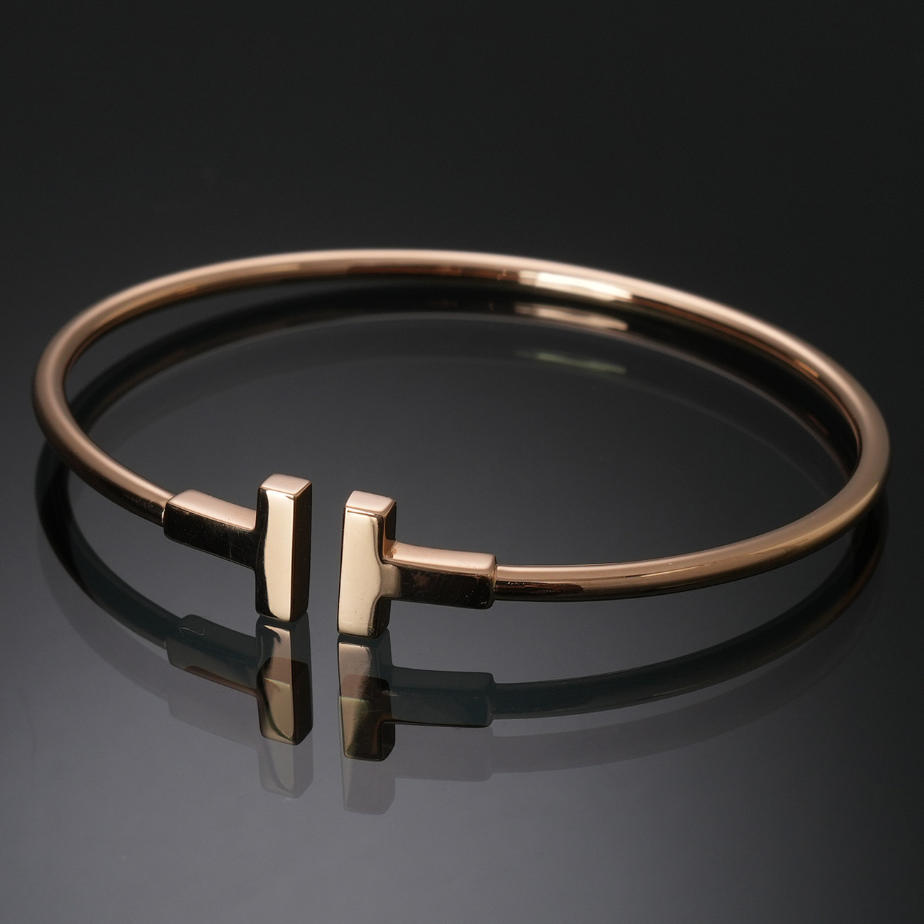 TIFFANY & CO.(USED)티파니 T 와이어 브레이슬릿 미듐