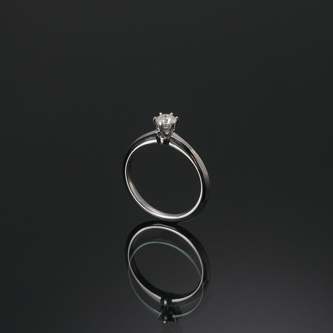 TIFFANY & CO.(USED)티파니 0.31ct 플래티넘 웨딩밴드 #52