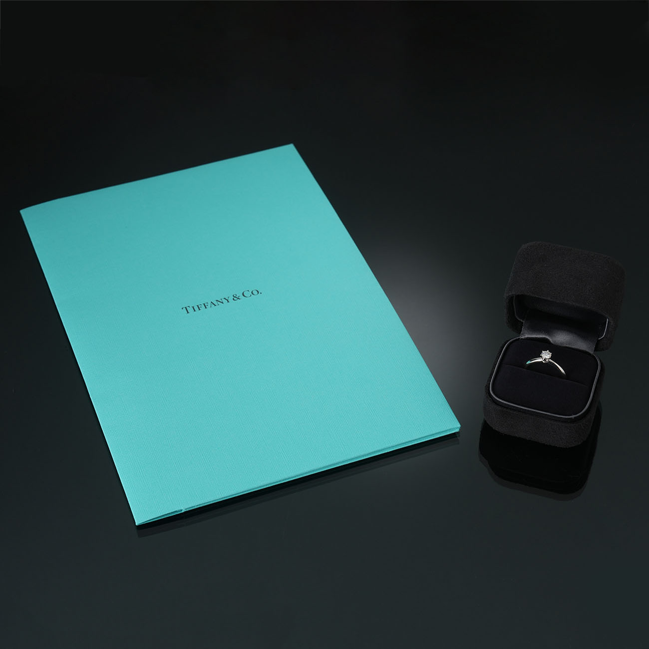TIFFANY & CO.(USED)티파니 0.31ct 플래티넘 웨딩밴드 #52