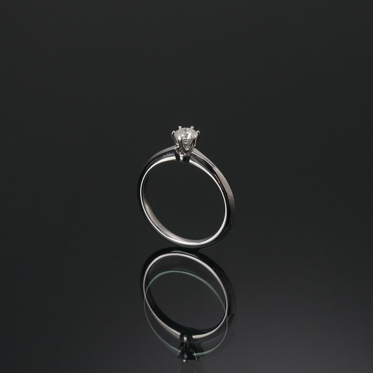 TIFFANY & CO.(USED)티파니 0.31ct 플래티넘 웨딩밴드 #52