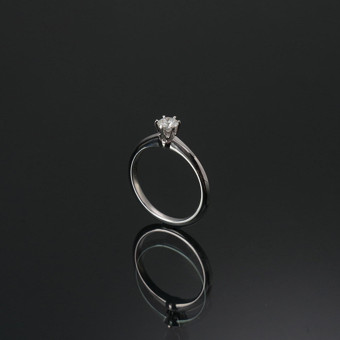 TIFFANY & CO.(USED)티파니 0.31ct 플래티넘 웨딩밴드 #52