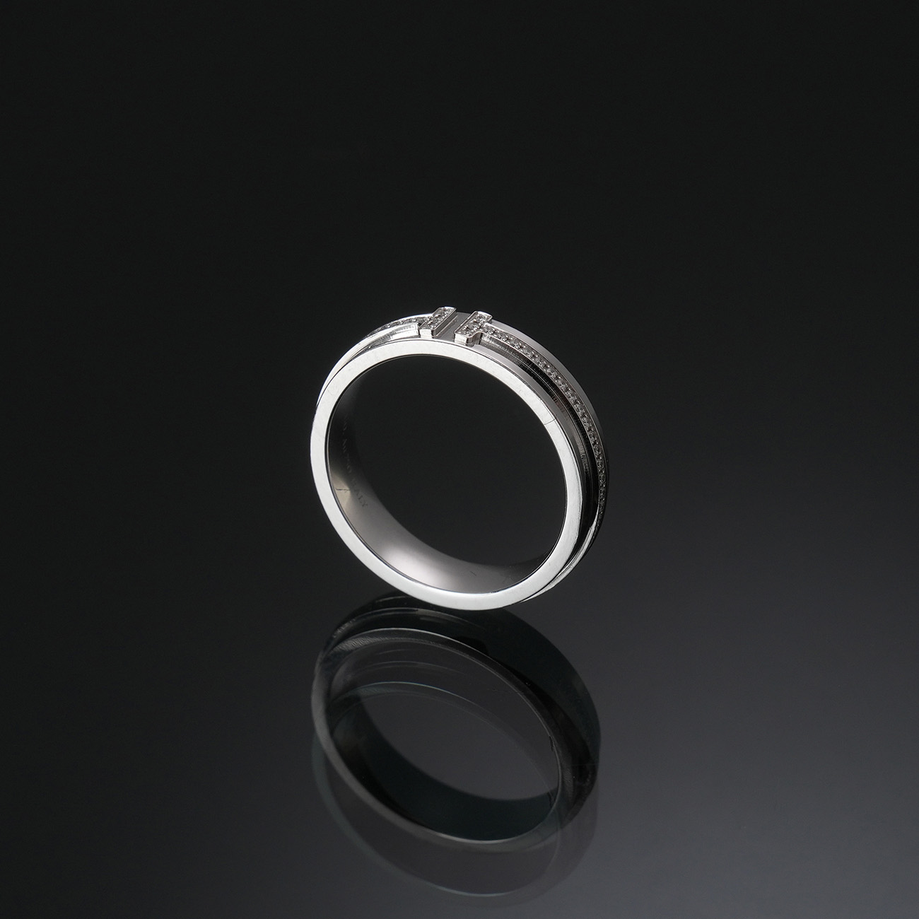 TIFFANY & CO.(USED)티파니앤코 T 네로우 링 #52