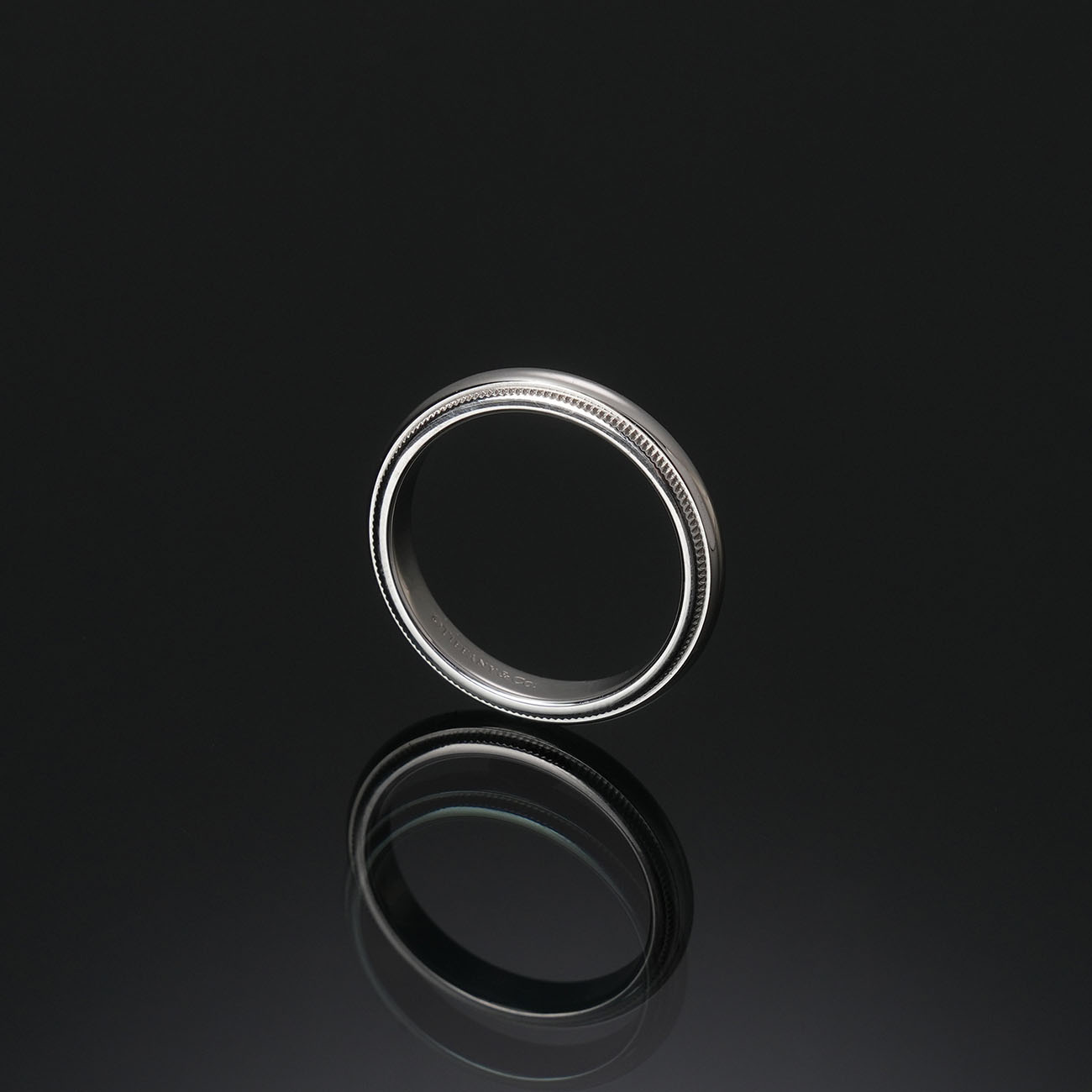 TIFFANY & CO.(USED)티파니 밀그레인 링 3mm #51