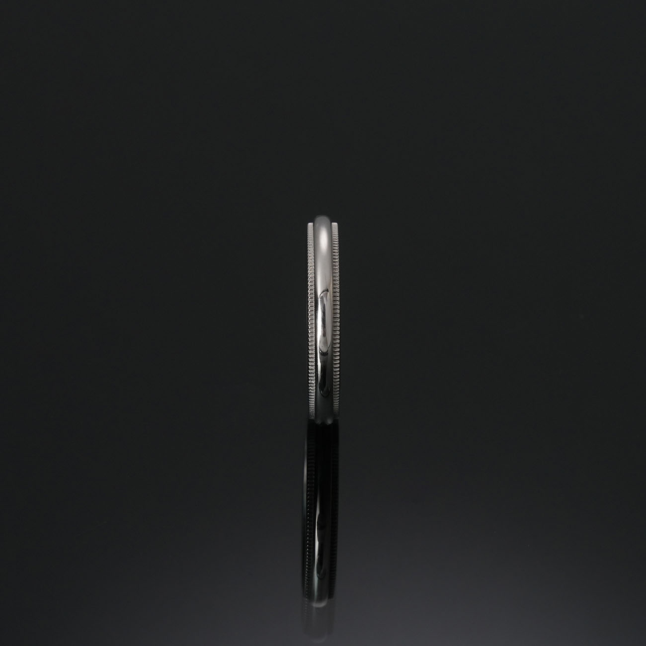 TIFFANY & CO.(USED)티파니 밀그레인 링 3mm #51